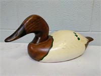14" Hand-carved Hand-painted Wood Duck