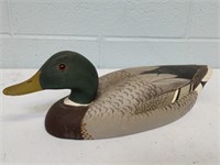 15" Hand-carved Hand-painted Wood Duck