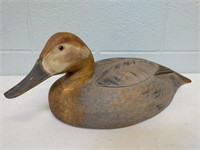 Hand-carved Hand-painted Canvas Back Wood Duck