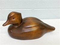 10" Hand-carved Wood Duck