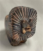 Kenya Carved & Incised Stone Lion Figure