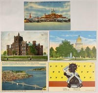 5 Vintage Postcards