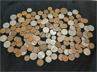 Great Britian Coin Lot - penny Pence Shillings