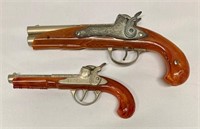 2 Hubley Flint Lock Cap Guns