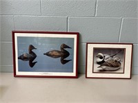 2 Framed Duck Prints
