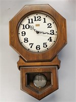 Wooden Treasures Wall Clock 23"