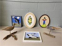 Hand Carved and Hand Painted Lot
