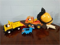 Vintage Fisher Price Cement Truck and Tow Truck