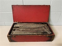 Vintage  Erector Set  Wood Case