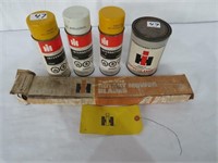 IH paint in original cans & parts box