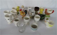 group of egg cups