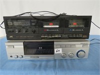 Sanyo AM FM stereo receiver & JVC