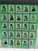 Sunbonnet Sue quilt 70"x84"