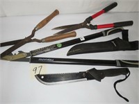 Fiskars 30" shear & Gerber limb tools & grab