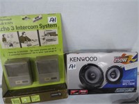 Kenwood speakers & intercom system