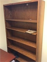 Large Oak Bookcase 4' x 6' tall approx