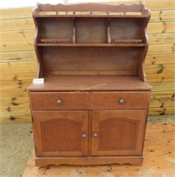 sideboard w top unit, ?maple, 42"wx60"h,