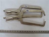18" locking clamps