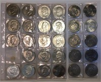 Eisenhower  Dollar Collection 1971-1976  30 Coins