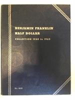 Complet Franklin Half Collection 35 Coins