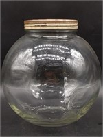 Round Glass Jar 9" x 10"