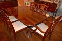 "Stoneleigh" Mahogany Dining Table and Chairs