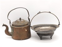 Kettle and Metal Basket