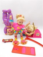 Star Gymnast Jamie Doll, Baby Headstand Surprise,