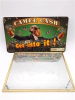 Camel Cash Sign 1993 17.5" x 10"  and Camel