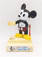 Vintage Mickey Mouse Talking Toothbrush Holder 6"