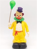 New Bright Toys 1991 Mechanical Toy Clown 10"