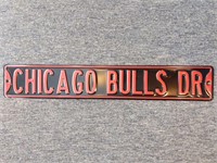 Chicago Bulls Dr. Metal Sign 36"