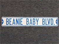 Beanie Baby Blvd Metal Sign 36"