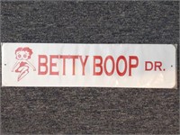 Betty Boop Dr Metal Sign 24"