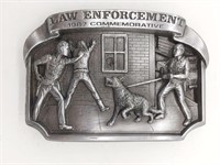 Law Enforcement 1987 Commemorative Belt Buckle