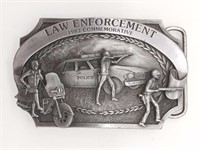 Law Enforcement 1983 Commemorative Belt Buckle