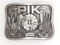 PIK 1986 Belt Buckle 3.25" - Iowa Premium &