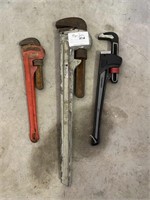 Group: (3) Pipe Wrenches