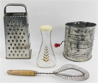 * Vintage Kitchen Wares including Bromco Grater,