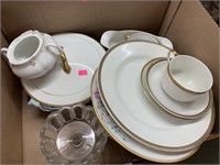 Misc China pieces some Johnson Brothers England an