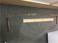 Old crosscut saw