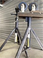 Group: (2) Pro Jack Pipe Stands, 49" 2000LBS