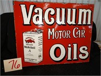 Rare Vintage Mobil Gargoyle Motor Oil Dble