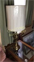 Pair Of Brass Table Lamps