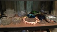 Clear Glass, Colored Glass, Oil Lamp