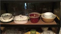 Corning Ware, Cake Plates, Egg Plate, Bowls