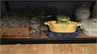 Punch Bowl, Cookie Jar, Pyrex, etc