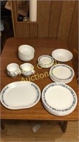 62 PC Corelle Corning Ware Dinner Set