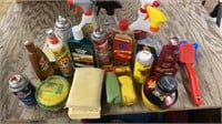 Car cleaning supplies