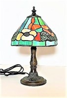 Stained Glass Look Bedside Lamp